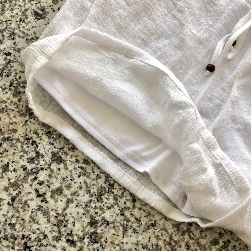 Lined Linen Shorts - Picture 6 of 10